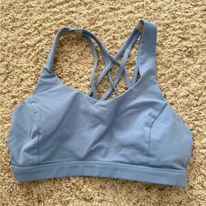 lululemon athletica Light Blue Crisscross-Back Sports Bra